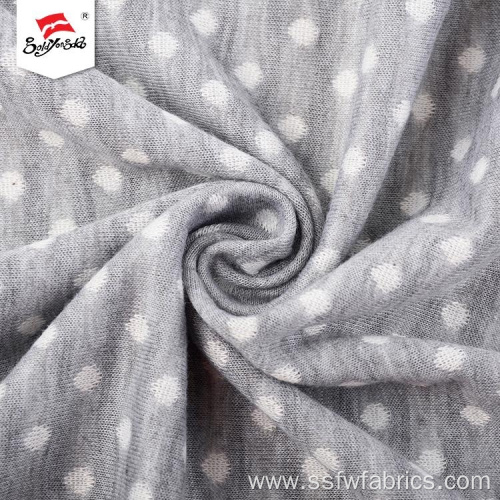 Elegant Cotton Jacquard Knit Fabric For Children Garment